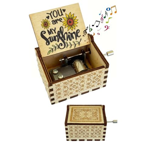 you are my sunshine metal box|Metal You Are My Sunshine Music Box .